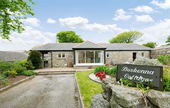 Car parking area and garden