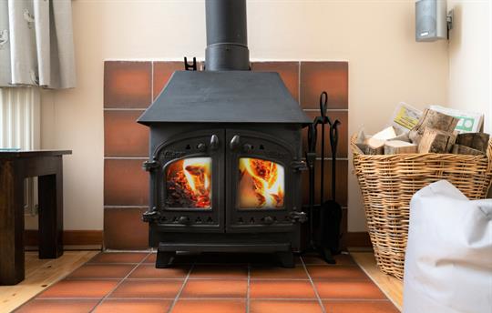 Wood burners in all the cottages