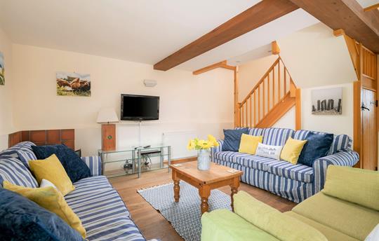 Spacious ground floor with open plan living space