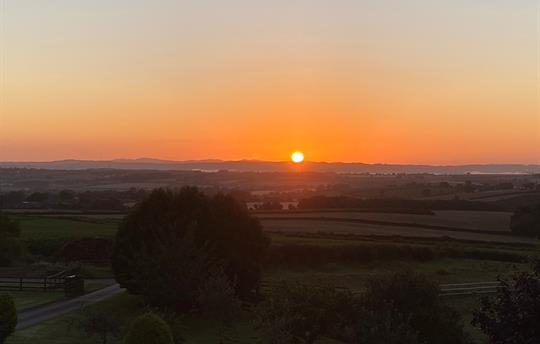 Dawn from Penblaith Barn