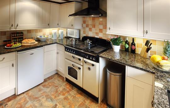 Kitchen with all you might need to cook up a storm