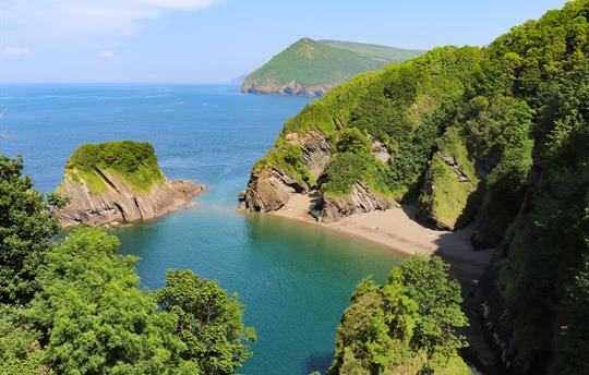 Across Combe Martin Bay