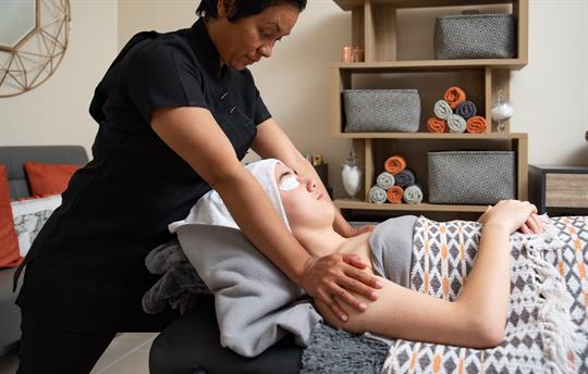 Massages available onsite in the Spa