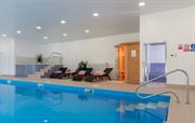 The Spa: pool, sauna, steam room, relaxation beds