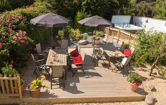 Decking at Croft House