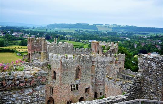 Beautiful Ludlow Castle, well worth a visit