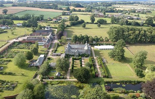 Aerial view of Cadhay