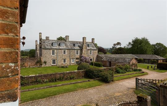 View of Cadhay from Stables twin bedroom