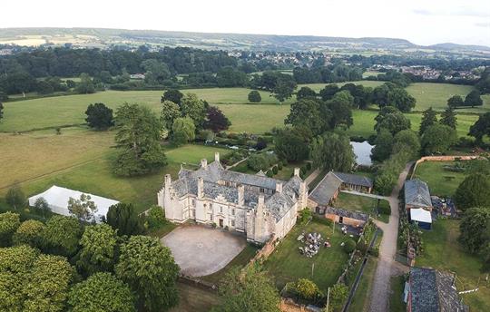 Aerial view of Cadhay