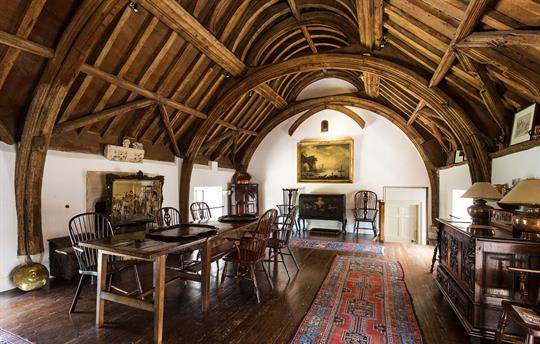 Roof Chamber Cadhay Manor house dating from 1430