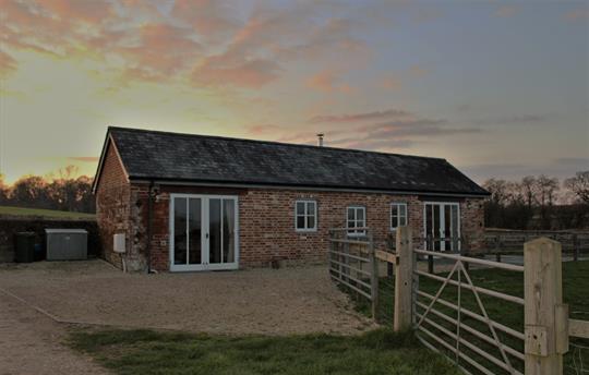 Cider Press exterior at sunset