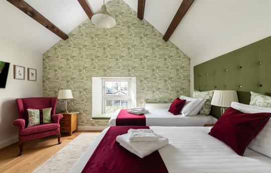 The Garden Cwtch as a twin room