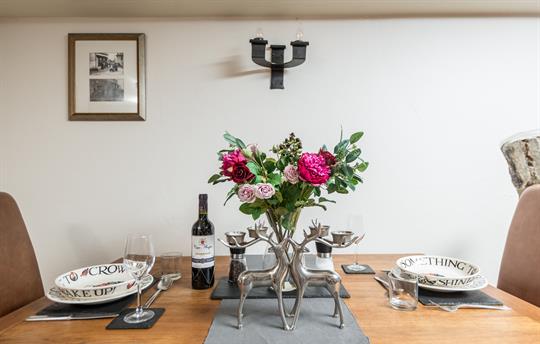 Wheel Room dining table