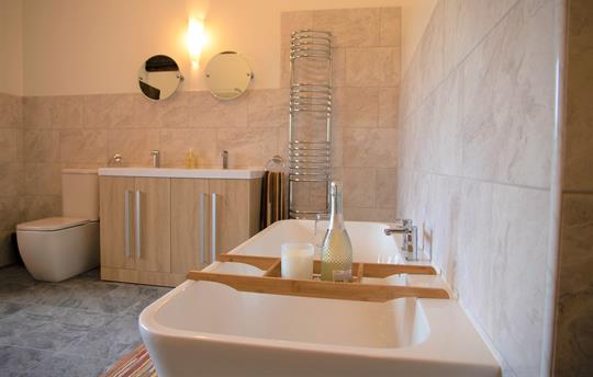 Large, spacious family bathroom