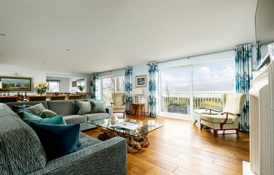 Living room with amazing views