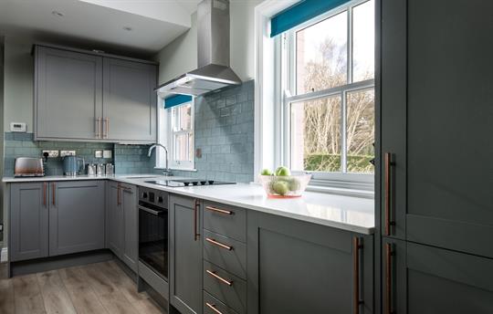 Well equipped kitchen