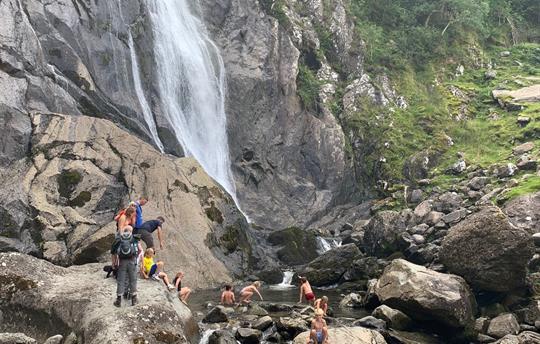View of Aber falls