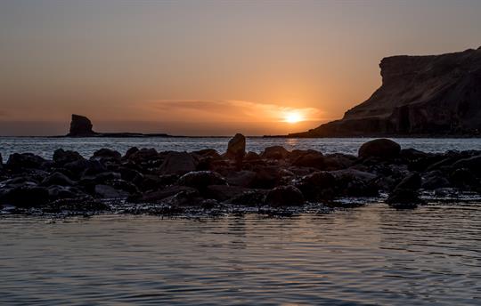 Sunrise at Saltwick Bay