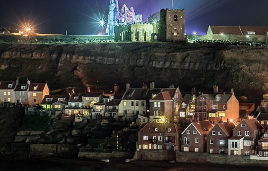 Whitby at night