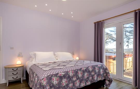 Ground floor bedroom with access to the garden