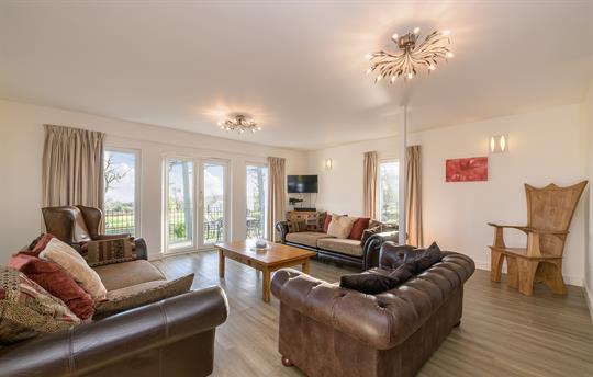 Generous living room