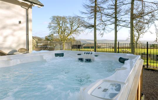 Relax in your hot tub