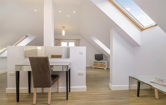 Master bedroom dressing area