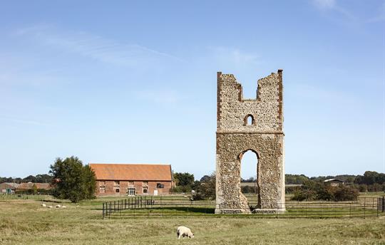 Godwick All Saints and Great Barn 