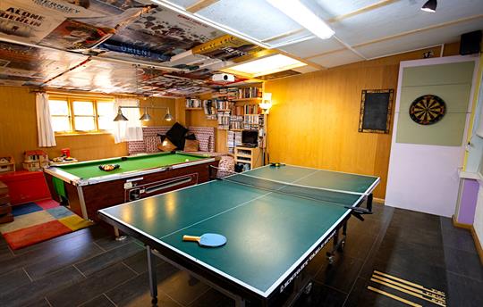 Overview of Games Room