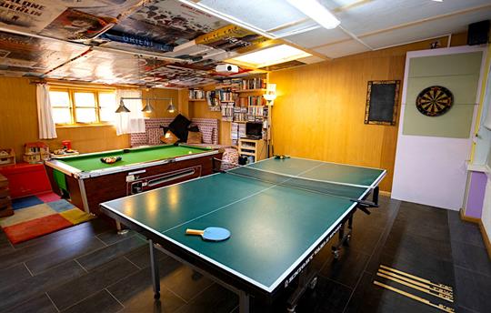 Overview of Games Room