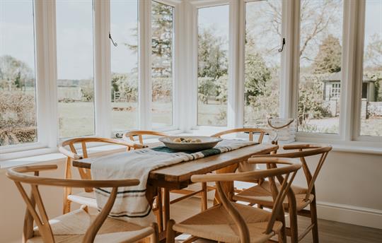 Kitchen diner with a view 