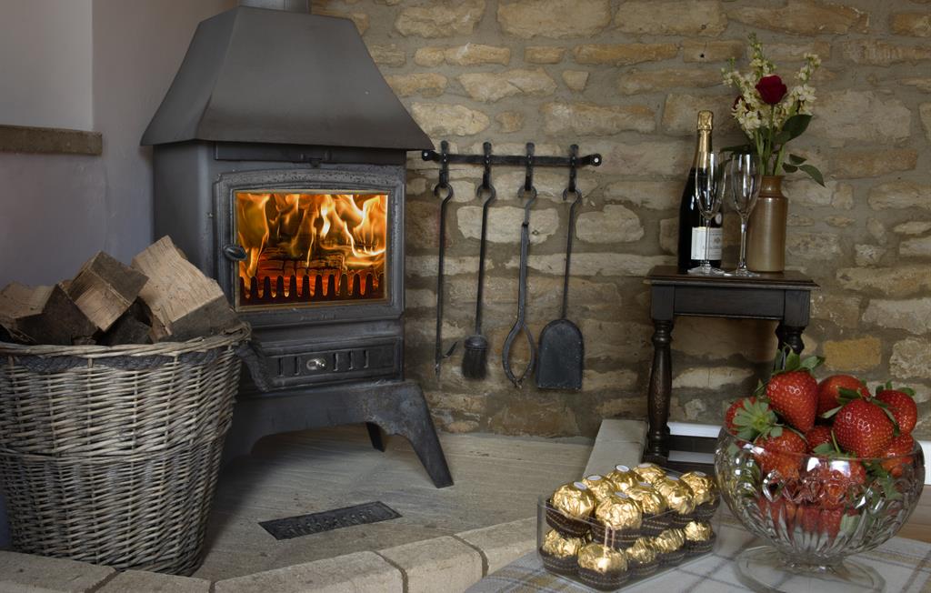 Woodburning stove in Swingletree