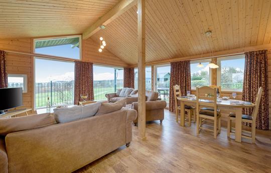 Large living space with amazing views