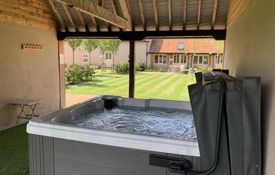 Unwind in the hot tub