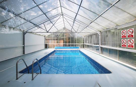 Enjoy a private swim each day, open Apr to Oct