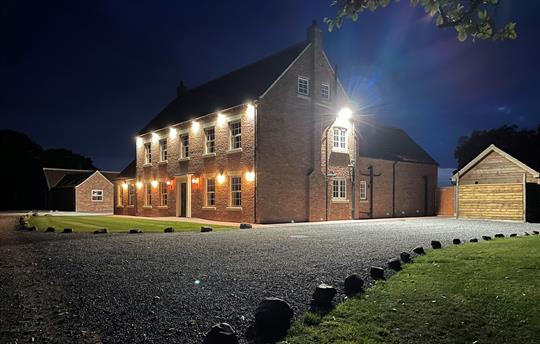 Pasture House at Night