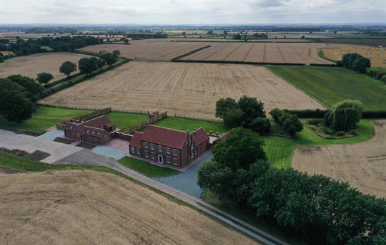 Pasture House and The Stables Aerial Shot