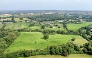 Overview of the land at Upper Vobster Farm
