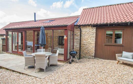 Patio and dining area