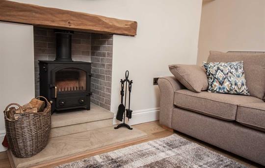 Wood Burner of Farndale Cottage
