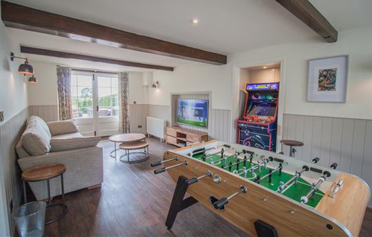 Games Room in The Grange