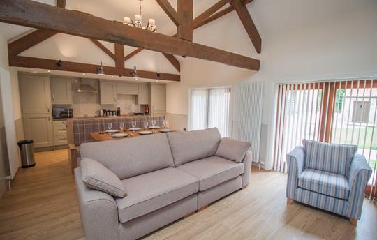 Living Room at Dalby Cottage