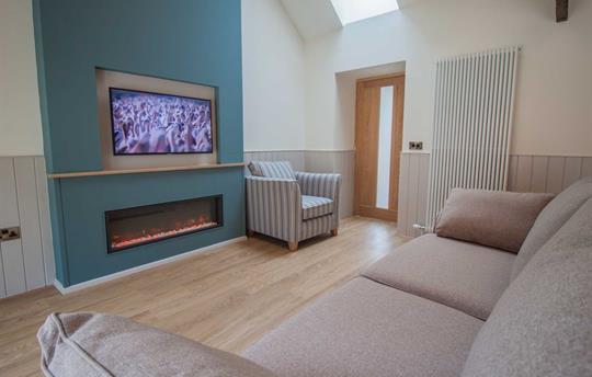 Living Room at Dalby Cottage