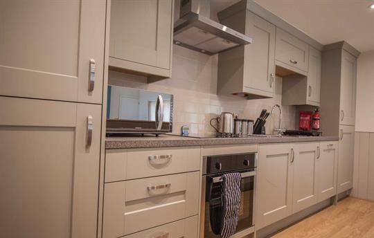 Kitchen at Dalby Cottage