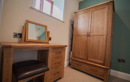 Main Bedroom Dressing Area of Dalby Cottage