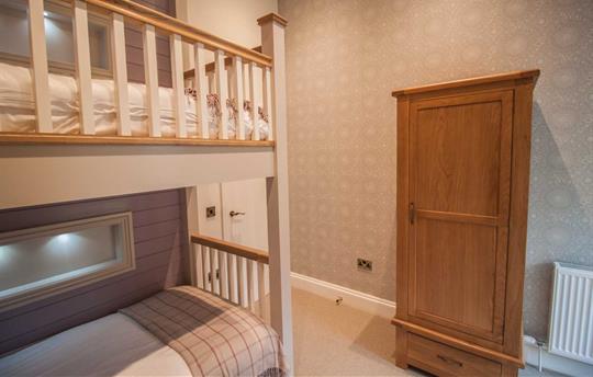 Bunk Bedroom at Dalby Cottage