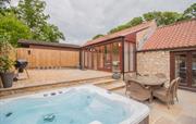 Hot Tub and Enclosed Gardens in all Cottages
