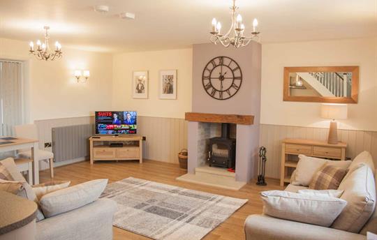 Living Room at Keldy Cottage