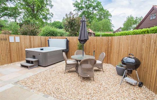 Enclosed Garden at Rosedale Cottage