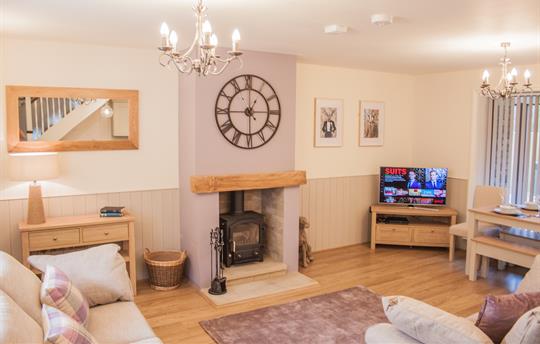 Living Room at Rosedale Cottage